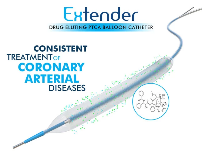 EXTENDER PTCA Drug Eluting Coronary Balloon Catheter-3